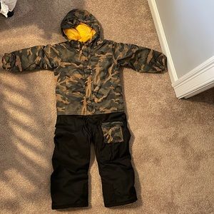 North Face one piece toddler snowsuit size 4T